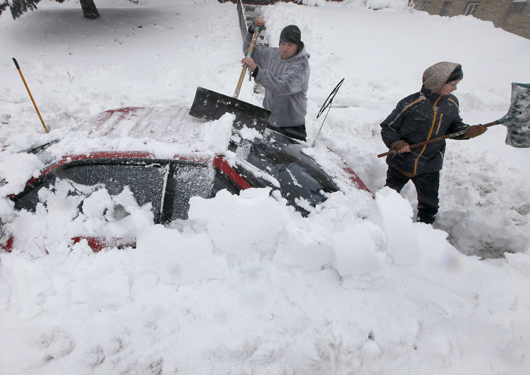 Scene from December 2012 blizzard